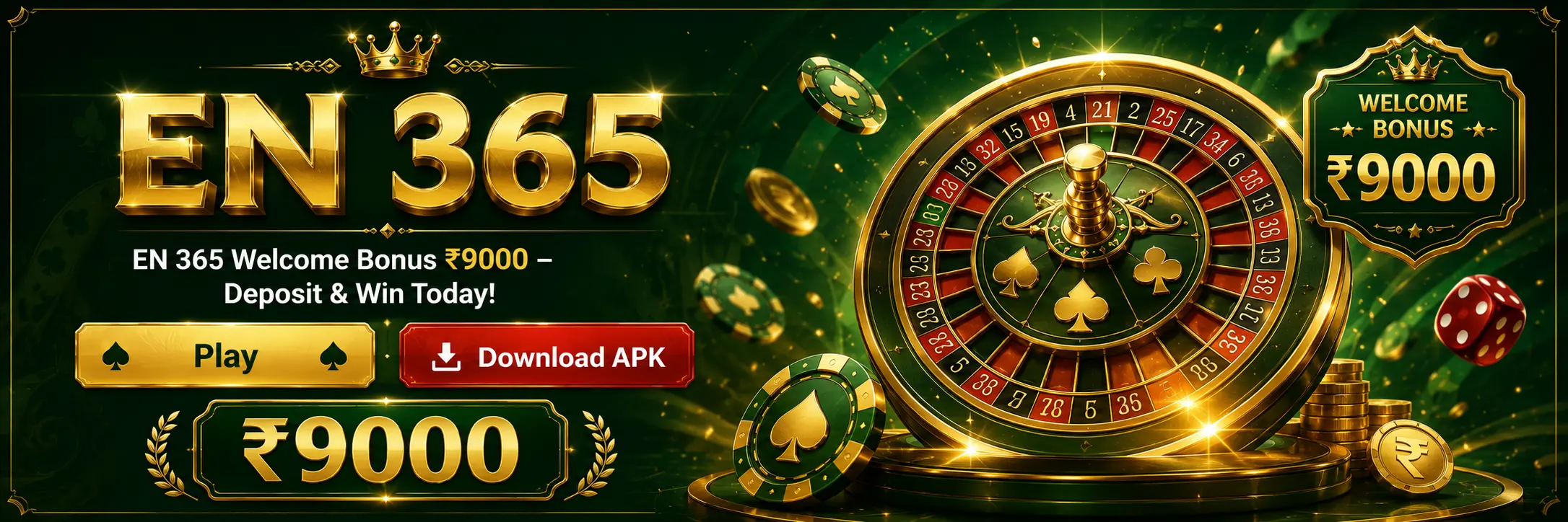 En365 Casino Banner